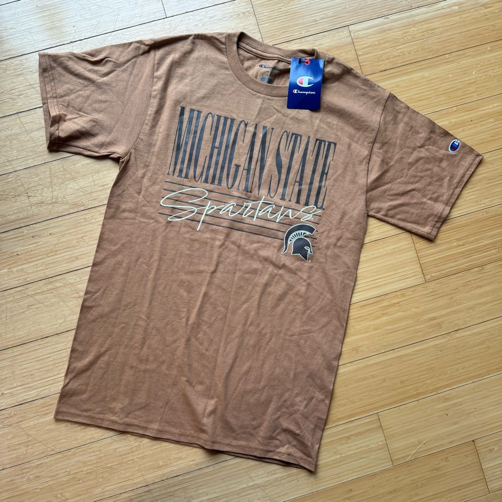 Champion Michigan State Spartans Graphic Tee - Brown